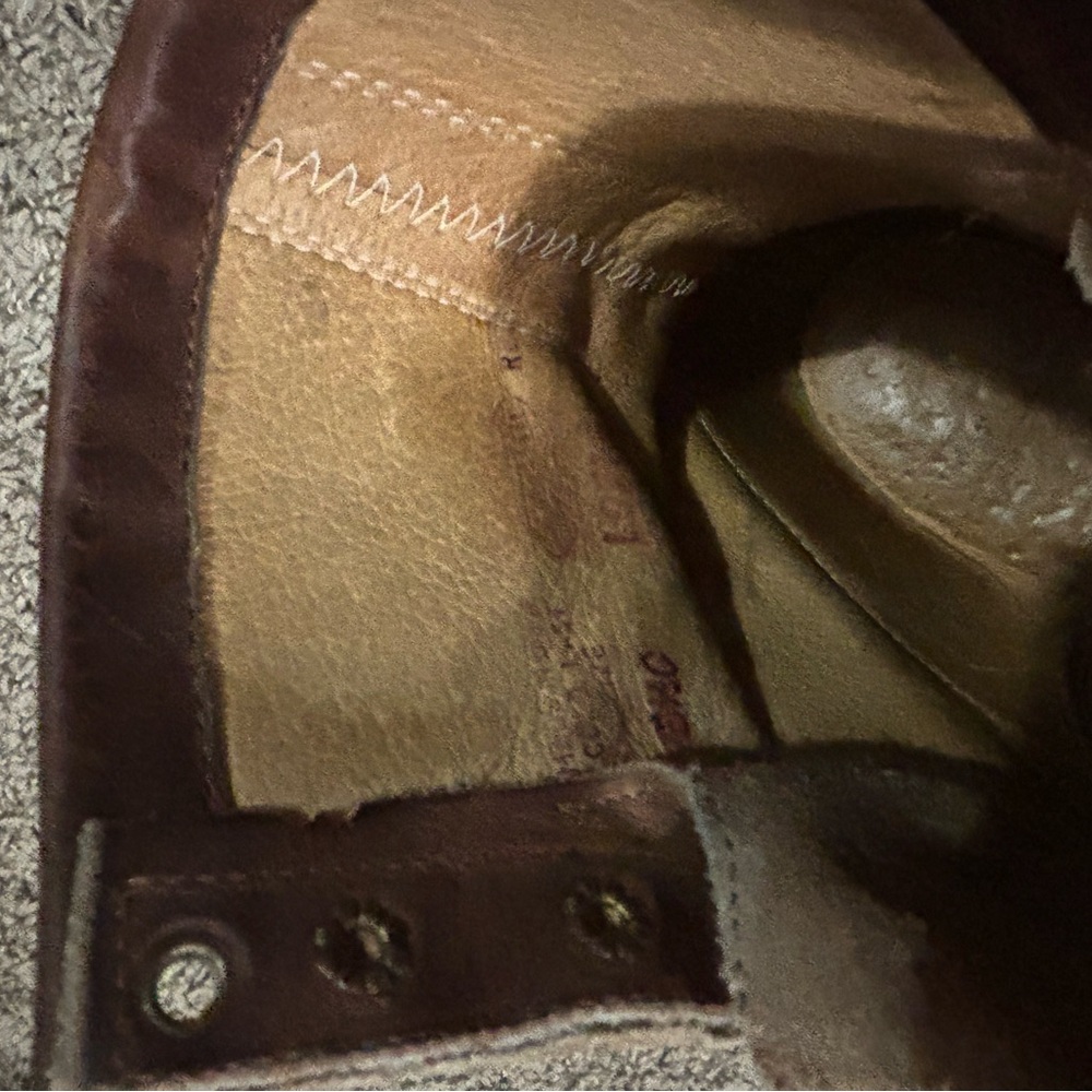 Women's Brown Lace-Up Ankle Booties - Picture 6 of 6